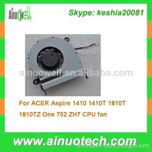 Laptop cpu fan for Acer 1410 1410T 1810T 1810TZ One 752 ZH7 laptop internal fan mainboard cooler
